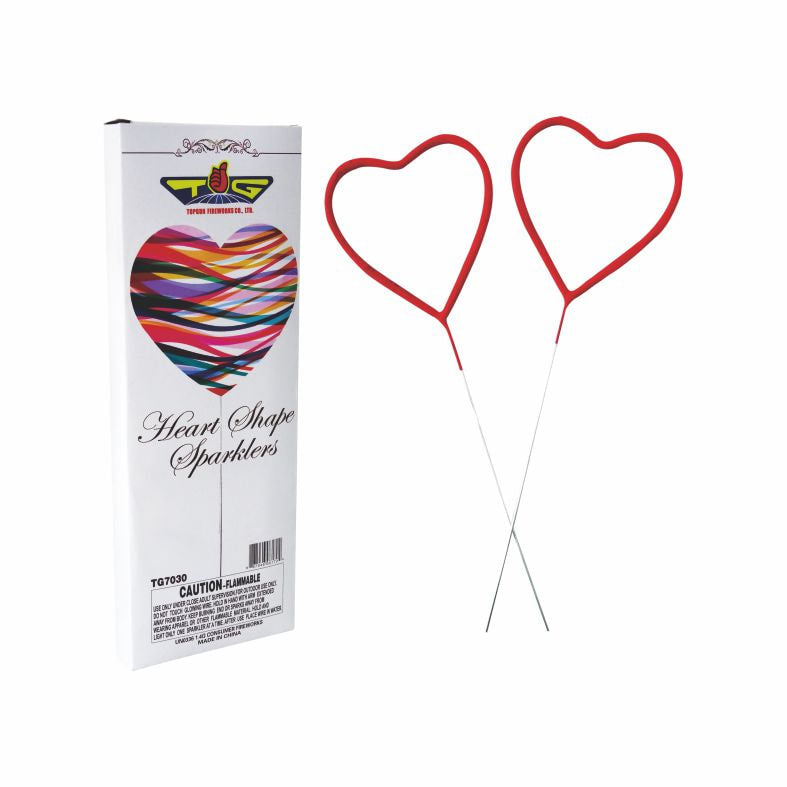 Sparklers Heart Shaped