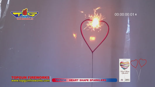 Sparklers Heart Shaped